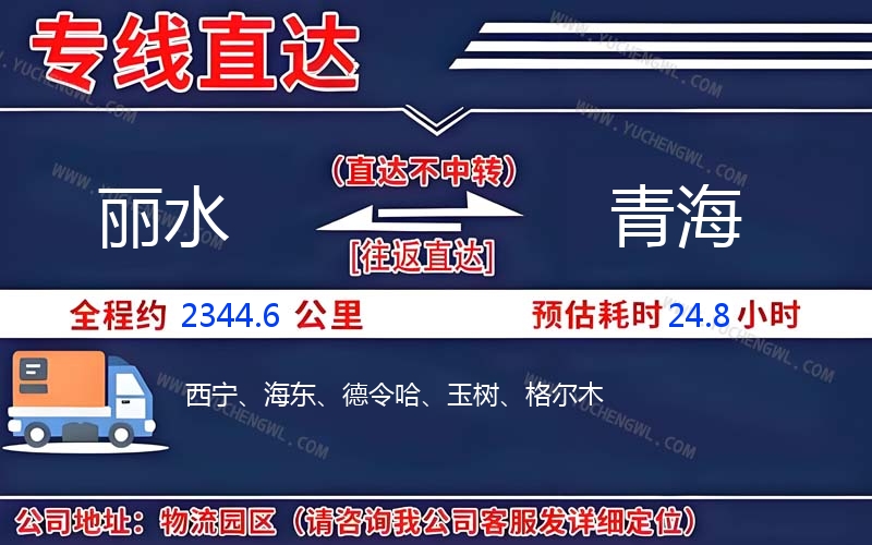 麗水到青海物流公司